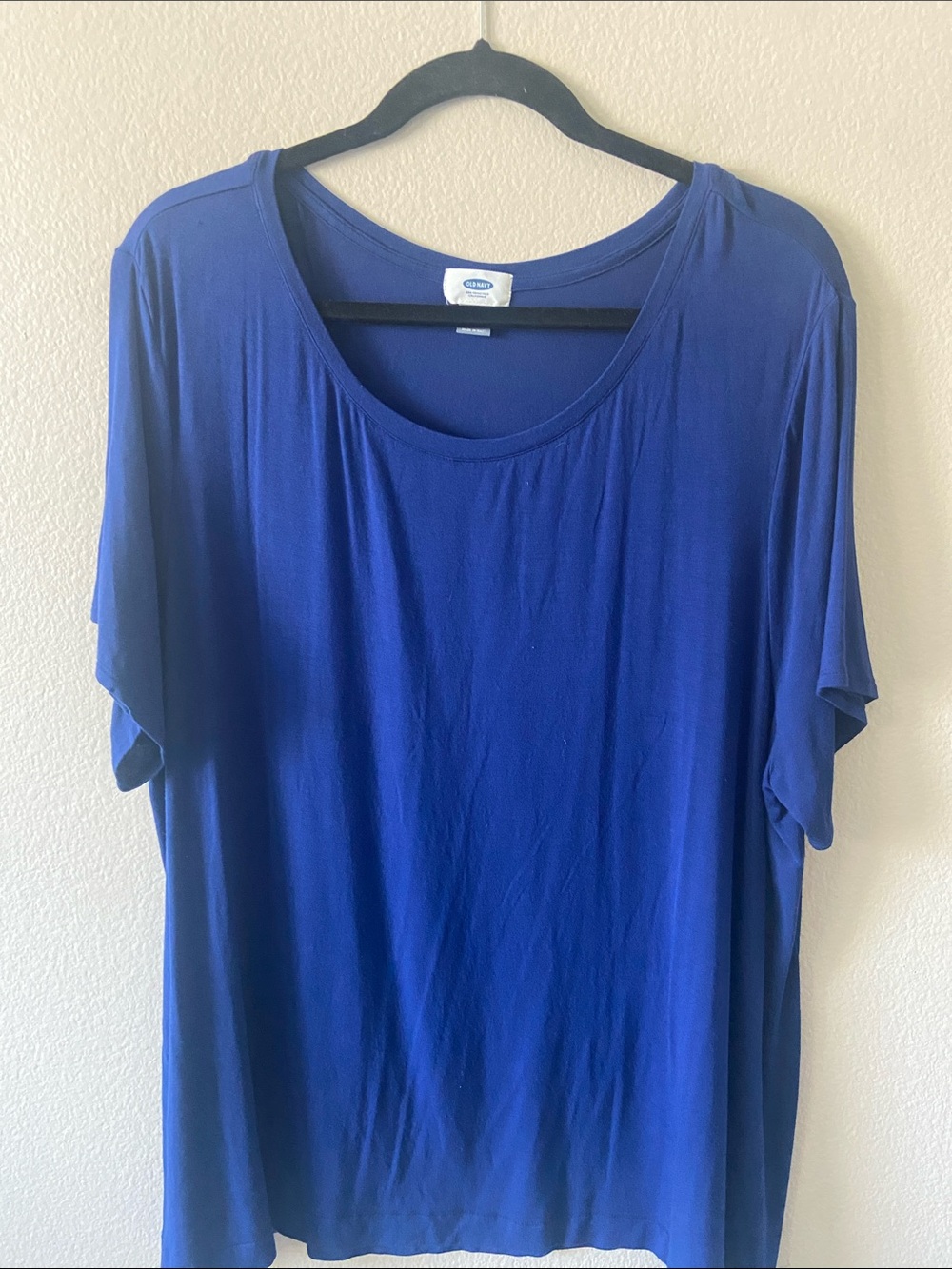 Old Navy Blue Women's Scoop Neck Top